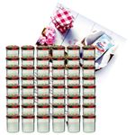 50er Set Sturzglas 350 ml To 82 Obst Deckel incl. Diamant Gelierzauber Rezeptheft_Bild_1