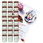 25er Set Sturzglas 435 ml To 82 Obst Deckel incl. Diamant Gelierzauber Rezeptheft_Bild_1