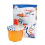 100er Set Sturzglas 230 ml To 82 Holz Herz blau Deckel incl. Diamant Gelierzauber Rezeptheft_Bild_4