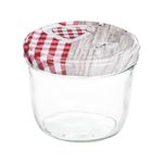 100er Set Sturzglas 230 ml To 82 Holz Herz rot Deckel incl. Diamant Gelierzauber Rezeptheft_Bild_1