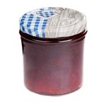 50er Set Sturzglas 350 ml To 82 Deckel Holz-Herz blau incl. Diamant Gelierzauber Rezeptheft_Bild_3