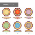 18-teiliges Tellerset Ibiza Rainbow für 6 Personen im farbenfrohen Stil_Bild_2