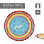 18-teiliges Tellerset Ibiza Rainbow für 6 Personen im farbenfrohen Stil_Bild_5