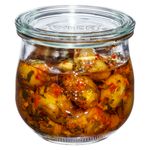 12er Set Weck Gläser 370ml Tulpenglas mit 12 Glasdeckeln inkl Rezeptheft_Bild_4