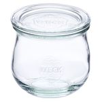 18er Set Weck Gläser 370ml Tulpenglas mit 18 Glasdeckeln inkl Rezeptheft_Bild_2