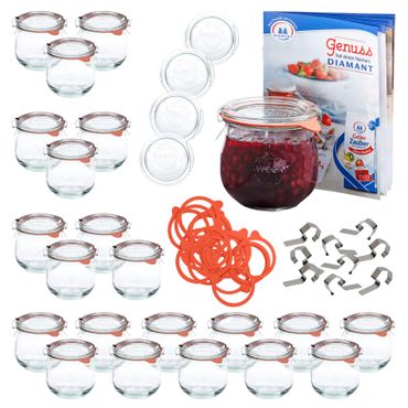 24 Einkochringen und 48 Klammern inkl Rezeptheft_Bild_1