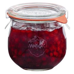 04-WECK-Tulpenglas-370ml-mit-deckel-dichtring-klamm.jpg 48 Einkochringen und 96 Klammern inkl Rezeptheft_Bild_4