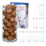 8er Set Weck Gläser 1040ml Zylinderglas inkl Rezeptheft_Bild_1