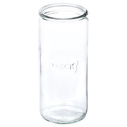 02-WECK-Zylinder-1040ml-schraeg.jpg 8er Set Weck Gläser 1040ml Zylinderglas inkl Rezeptheft_Bild_2