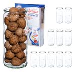 12er Set Weck Gläser 1040ml Zylinderglas inkl Rezeptheft_Bild_1
