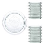 24er Set Weck Glasdeckel 80mm incl. Gelierzauber Rezeptheft von Diamantzucker_Bild_1