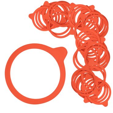 50er Set Weck Einkochring 80mm incl. Gelierzauber Rezeptheft von Diamantzucker_Bild_2