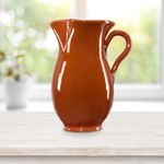 Tonkrug 1.9L braun-glasiert kühlende Wein-Karaffe - 99544_Bild_4