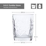 6er Set Stone DOF Glas 39 cl_Bild_6
