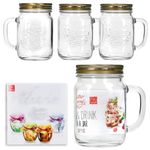 4er Set Quattro Trinkglas mit Henkel 0.75l_Bild_2