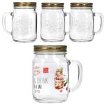 4er Set Quattro Trinkglas mit Henkel 0.75l_Bild_1