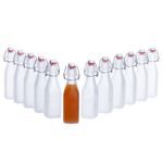12er Set Glasflaschen Serie Swing Frosted mit Bügelverschluss 250ml_Bild_1