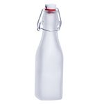 12er Set Glasflaschen Serie Swing Frosted mit Bügelverschluss 250ml_Bild_3
