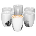 6er Set Kaffeebecher Black Flower 33cl_Bild_1