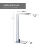 Handtuchhalter CANNA aus Metall verchromt - 21990_Bild_4