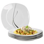 6er Set Essteller flach Silver Night 25cm_Bild_1