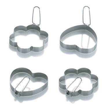 4tlg Eierformerset  2x Herz und 2x Blume Clara - 11210 + 11211_Bild_1