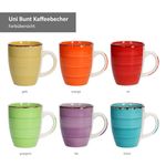 6er Set Kaffeebecher Uni Bunt_Bild_3