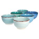6er Set Müslischale Blue 14cm_Bild_1