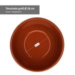 4er Set Tonschale 18cm braun glasiert 1L - 99537_Bild_3