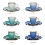 18tlg. Kaffeeservice Blue Curacao für 6 Personen in verschiedenen Blau-Tönen_Bild_6