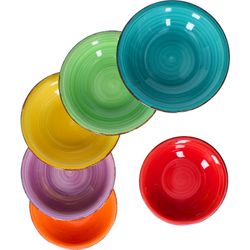 24326792-Teller-tief-Uni-Bunt-6er-01.jpg 6er Set Suppenteller Uni Bunt - 24326792_Bild_6
