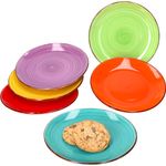 6er Set Dessert- Kuchenteller Uni Bunt_Bild_4