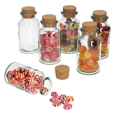 6er Set Bonbongläser 300ml + Korken_Bild_1