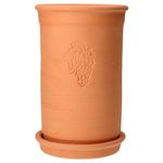Mambocat Terracotta Weinkühler + Untersetzer Ø 12.5 cm _Bild_1