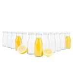 12er Set Weithalsflasche Karaffe 150 ml + To 43 Deckel weiß_Bild_1