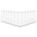 12er Set Weithalsflasche Karaffe 150 ml + To 43 Deckel weiß_Bild_2