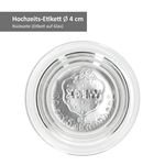 JUST MARRIED 12er Set Weck Glasdeckel 60mm + Hochzeits-Etiketten_Bild_5