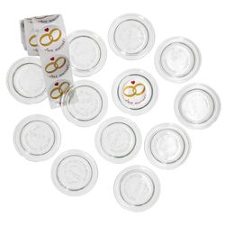01-mambocat-etiketten-just-married-weck-deckel-12er-set.jpg JUST MARRIED 12er Set Weck Glasdeckel 60mm + Hochzeits-Etiketten_Bild_1