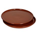 2er Set Pizzateller 32cm aus Ton - 33358_Bild_2
