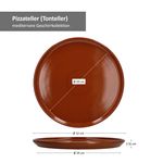 2er Set Pizzateller 32cm aus Ton - 33358_Bild_5