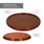 2er Set Pizzateller 32cm aus Ton - 33358_Bild_6