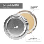 JUST MARRIED 50er Set Deckel To 66 silber passend für 125ml Gläser + Hochzeits-Etiketten_Bild_3