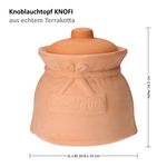 Knoblauchtopf Knofi Terrakotta Sack_Bild_5