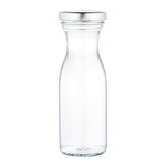 12er Set Weithalsflasche Karaffe 250 ml + To 53 Deckel silber_Bild_4