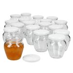 18er Set Marmeladenglas Vaso Orcio 212ml + To63 Deckel weiß_Bild_1