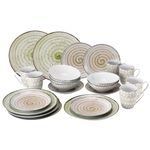 24tlg Kombiservice Riva für 6 Personen Porzellan rund_Bild_1