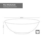 6er Set Müslischale Riva 18cm Porzellan_Bild_4