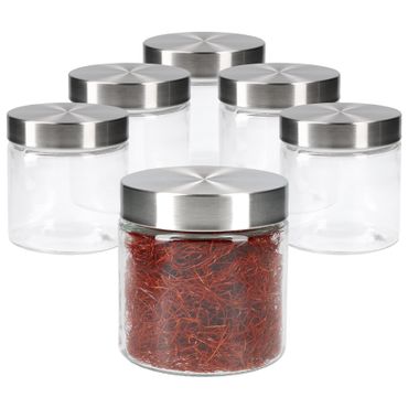 6er Set Bera Vorratsglas 0.8L_Bild_1