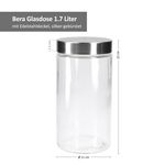 6er Set Bera Vorratsglas 1.7L_Bild_4
