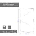 Mahagonibraune Tischdecke Henrik mit Hirsch Dekor - 12266_Bild_4